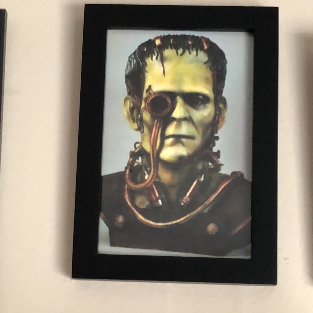Steampunk Frankenstein art print 4x6